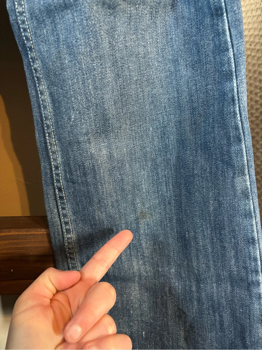 Wrangler 20X FR Men's Flame Resistant Jeans 31x32 CAT2 Blue Work Denim